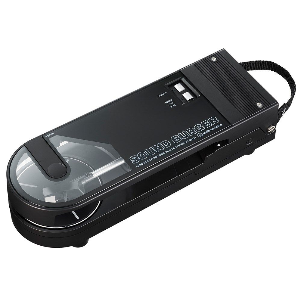 Audio Technica SB727 Sound Burger Portable Turntable w/ Bluetooth (Black) - Image 1