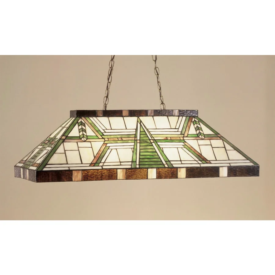 Meyda Tiffany Stained Glass / Tiffany Island / Billiard Fixture from the Billiards Collection - Image 1