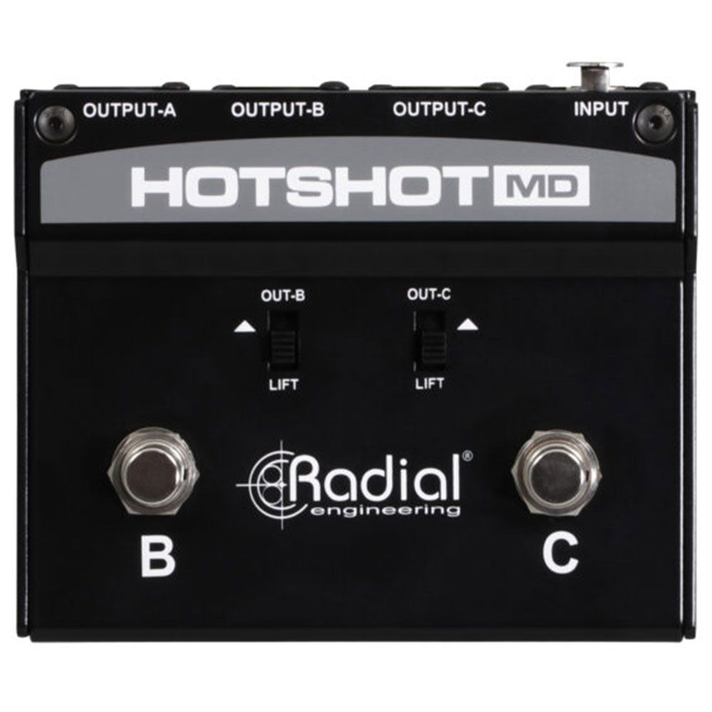 Radial Hotshot MD Dynamic Microphone Switcher Pedal - Image 1