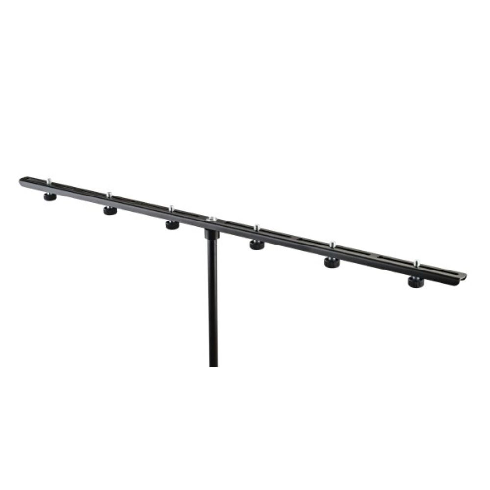 Konig & Meyer 23560 Extra-Long Microphone Bar (850mm) w/ 6x Mounting Slots - Image 1