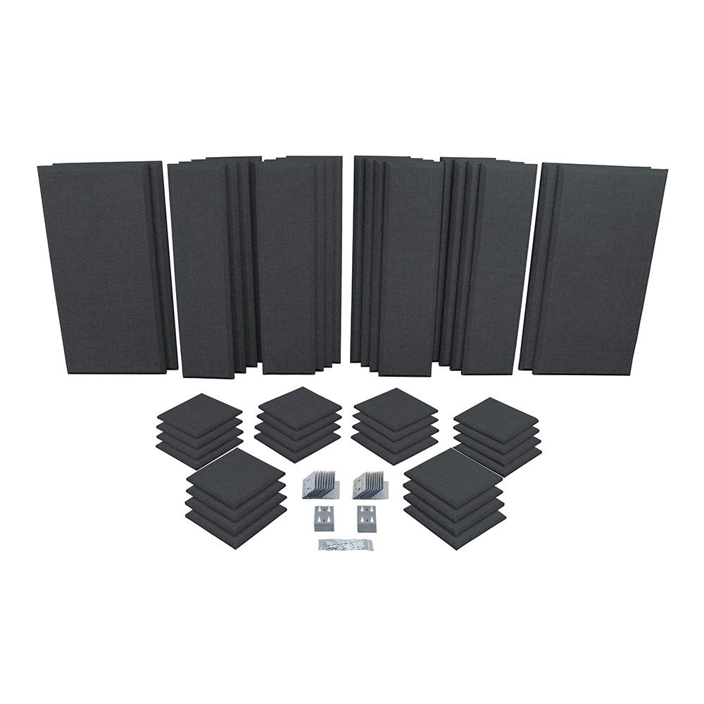 Primacoustic London 16 Kit - 24x Blocks 16x Columns 4x Broadband Panels (Black) - Image 1