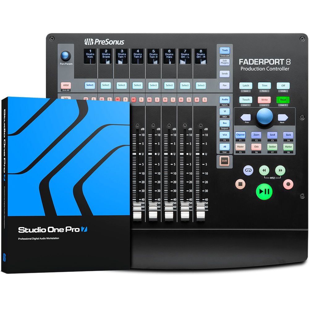 PreSonus FaderPort 8 8-channel Mix Production Controller - Image 1