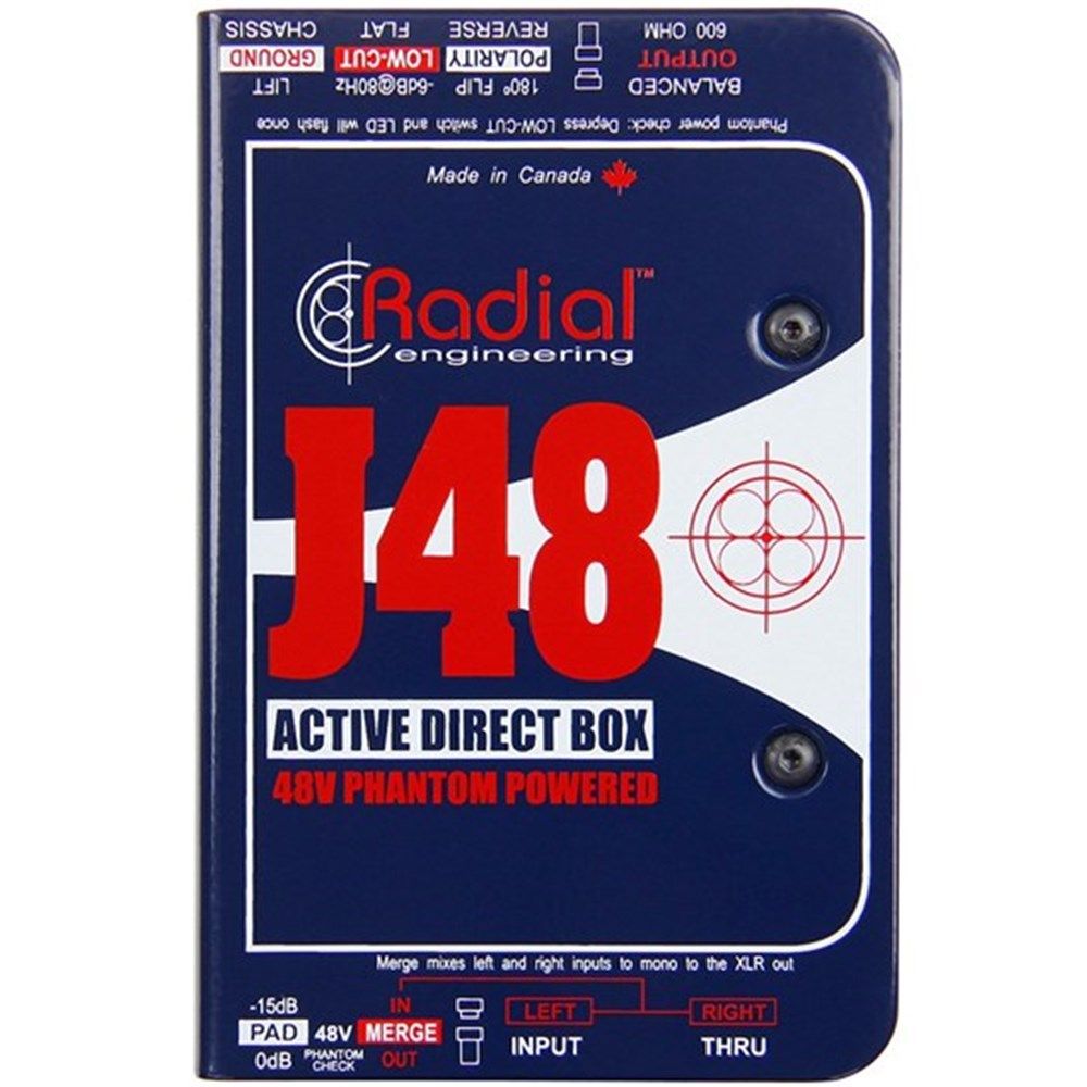 Radial J48 Phantom Powered Active Direct Box - Image 1