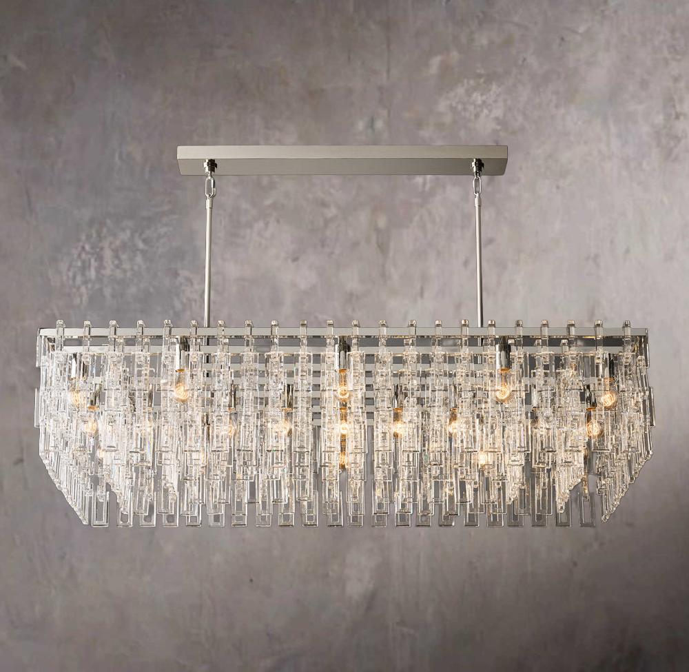 Marignane Rectangular Ceiling Chandelier 60" - Image 2
