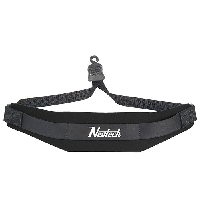 Neotech Extra Long Soft Strap w/ Open Hook (Black) - Image 1