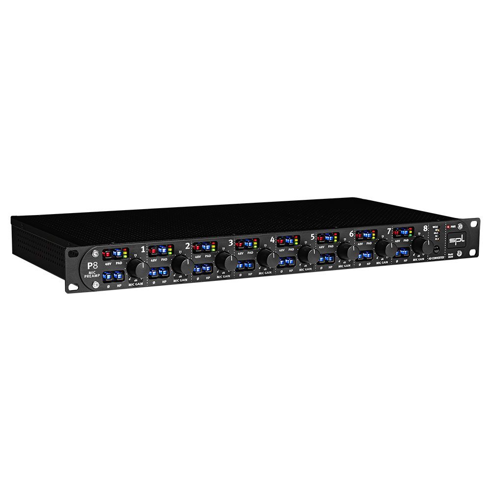 SPL P8 Eight Channel Microphone Preamplifier w/ ADAT - Image 1