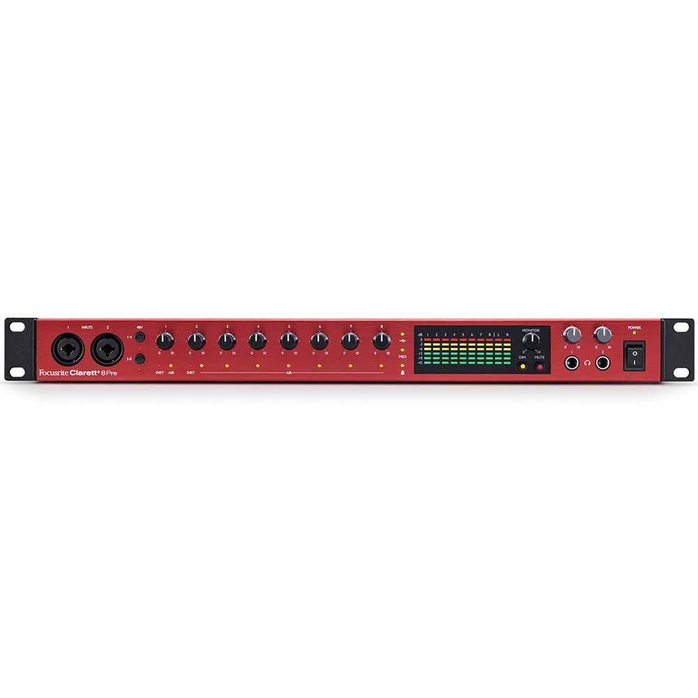Focusrite Clarett+ 8Pre USB Audio Interface - Image 1