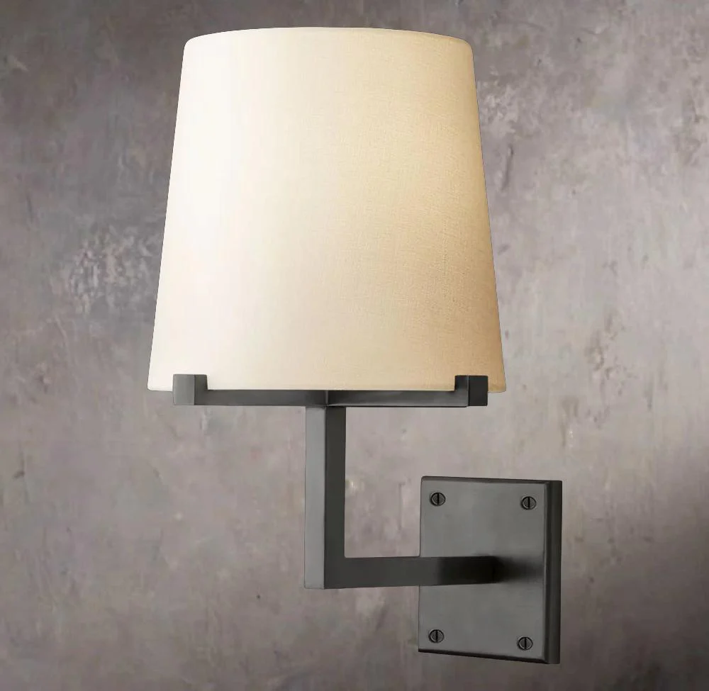 Pauillac Textured Linen Shade Wall Sconce - Image 3
