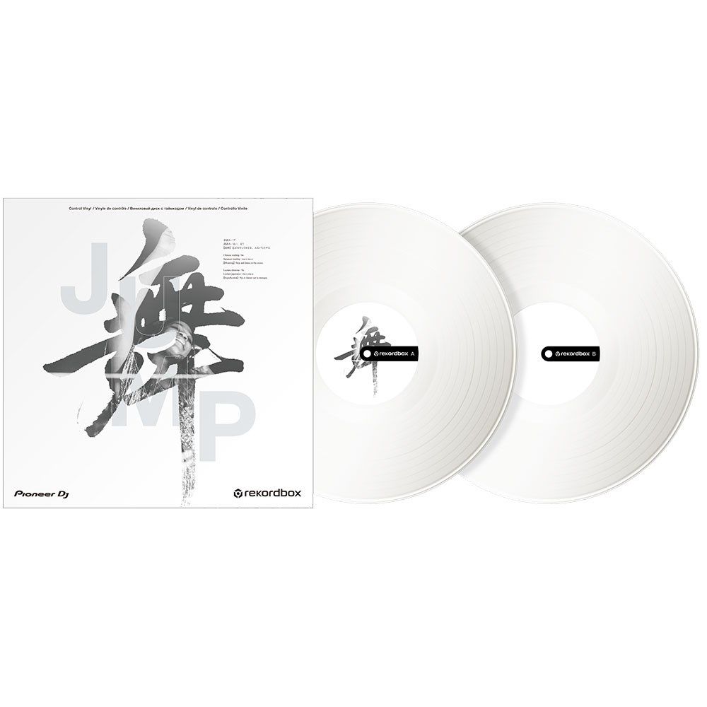 Pioneer RBVD2 Rekordbox DVS Control Vinyl - White (Pair) - Image 1
