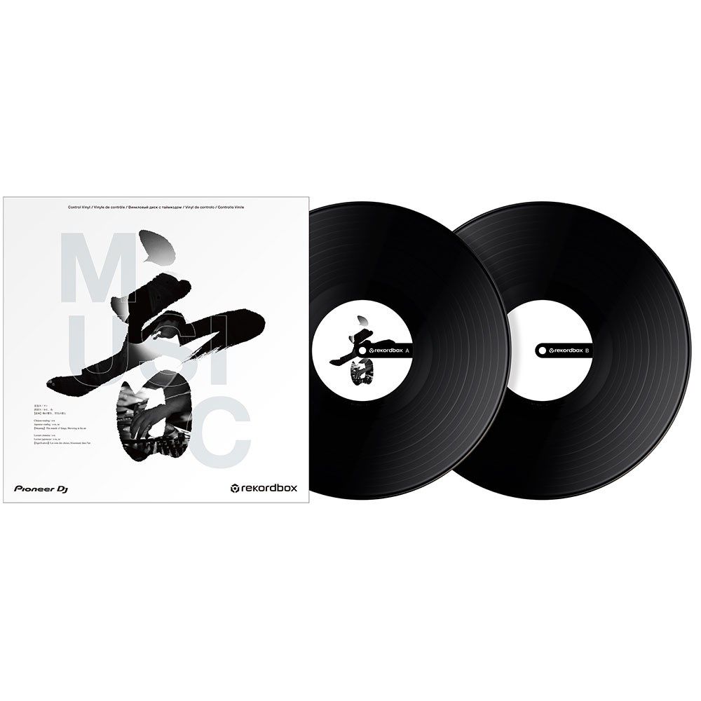 Pioneer RBVD2 Rekordbox DVS Control Vinyl - Black (Pair) - Image 1