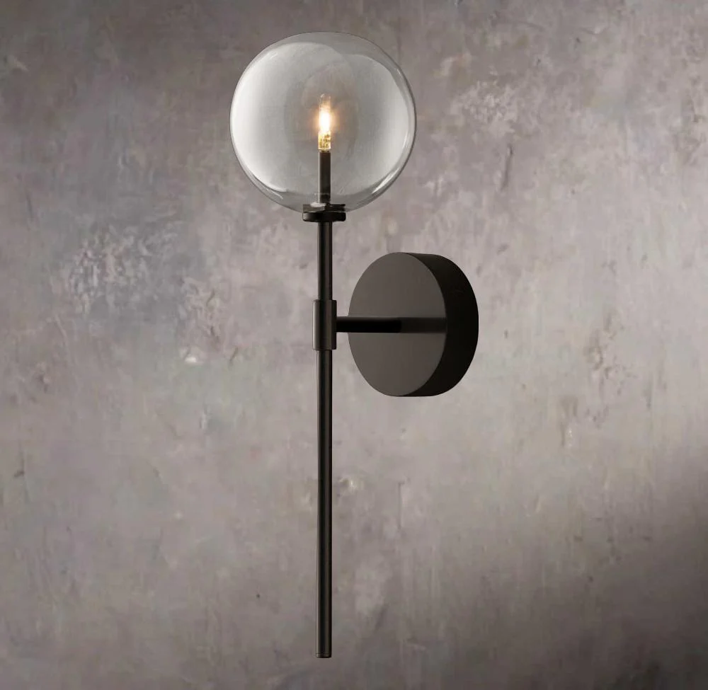 Glass Orb Wall Sconce - Image 3