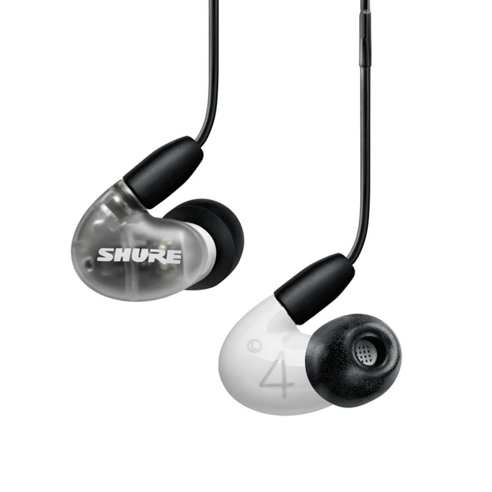 Shure Aonic 4 Sound Isolating Earphones w/ Universal Cable (White) - Image 1