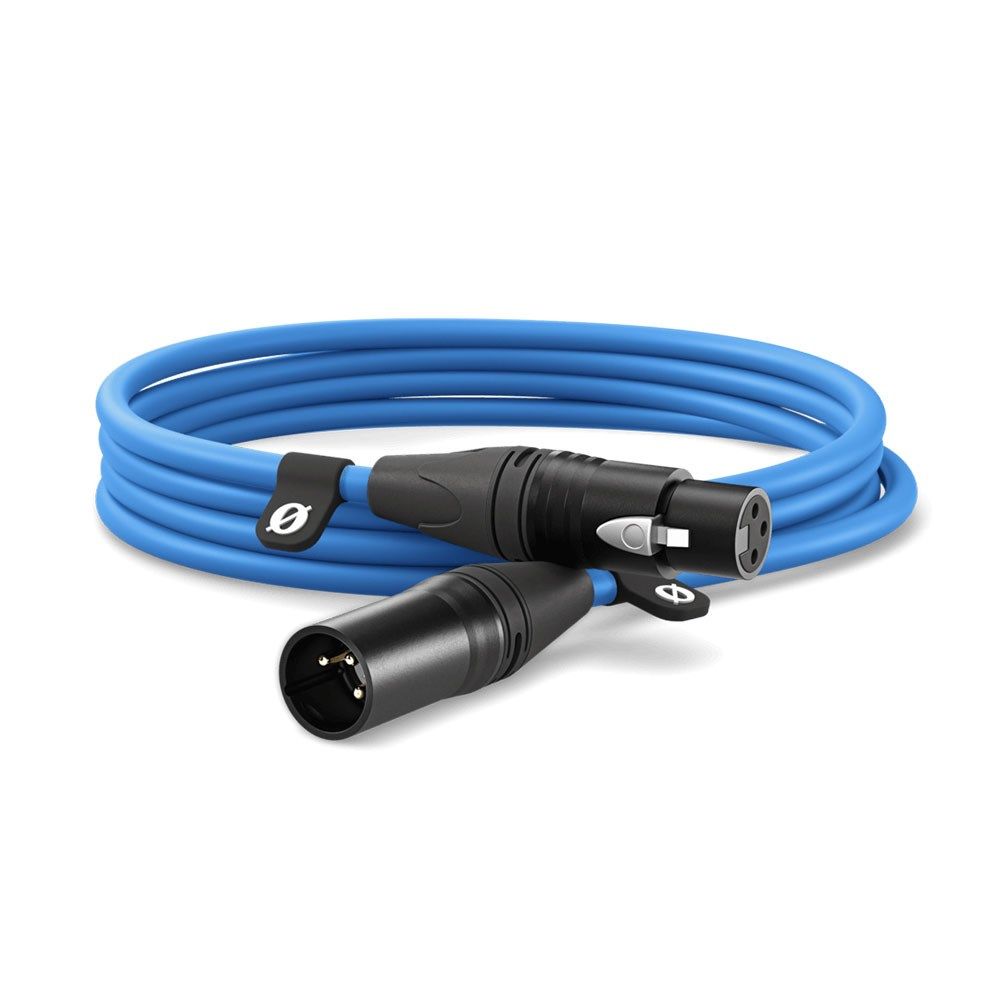 Rode Premium XLR Cable - 3m (Blue) - Image 1