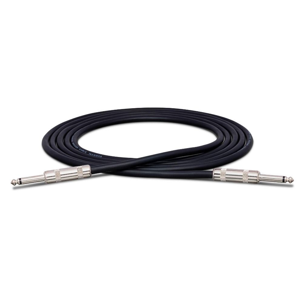 Hosa SKJ603 Speaker Cable 1/4 in TS to Same (3 ft) - Image 1