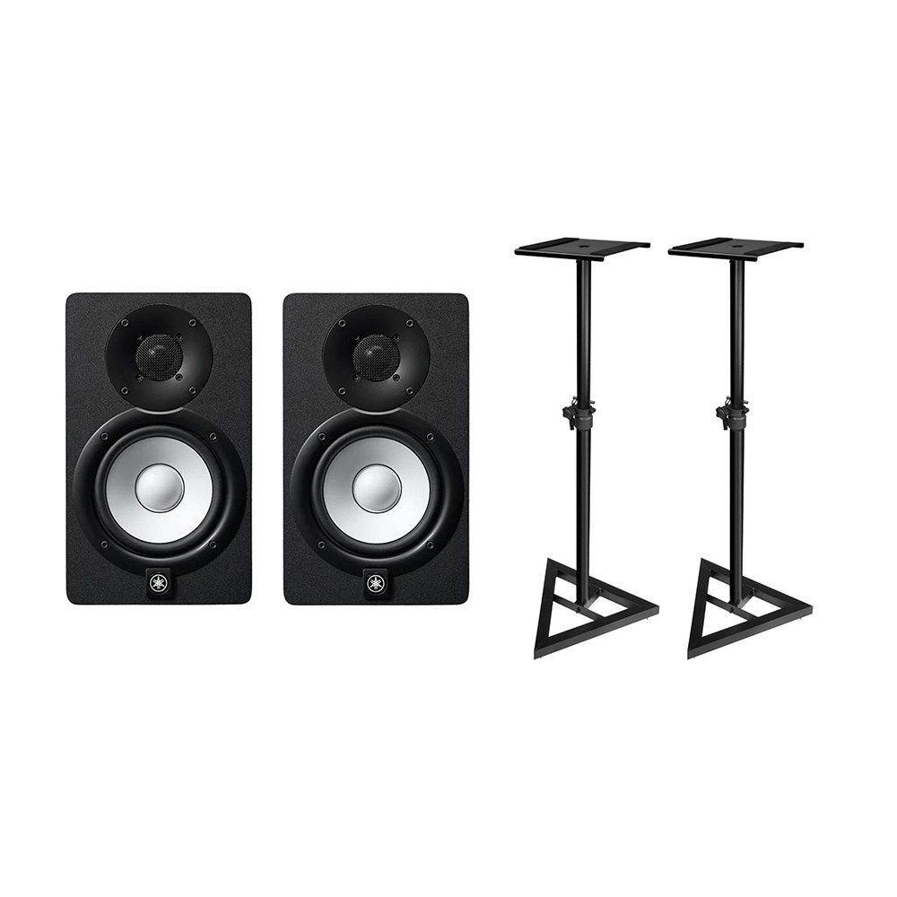 Yamaha HS7 MP 7" Active Studio Monitors LTD Edition Matched Pair w/ Stands - Image 1