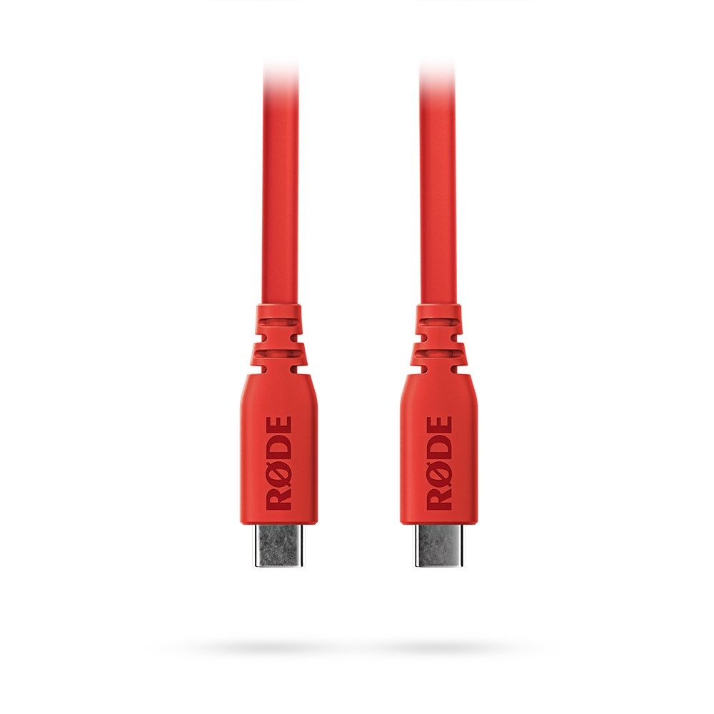 Rode SC17 USB-C to USB-C Cable (Red) - 1.5m - Image 1