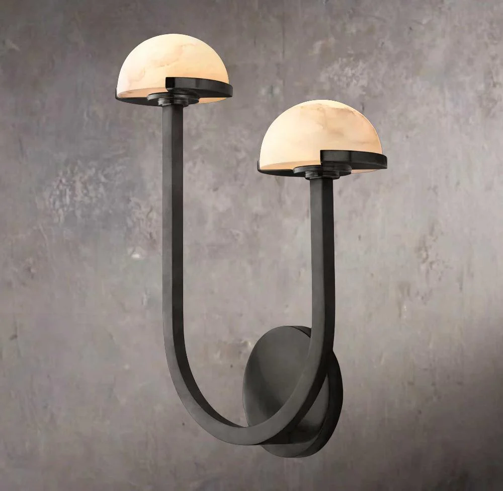 Pedras Dual Arm Right Wall Sconce - Image 3