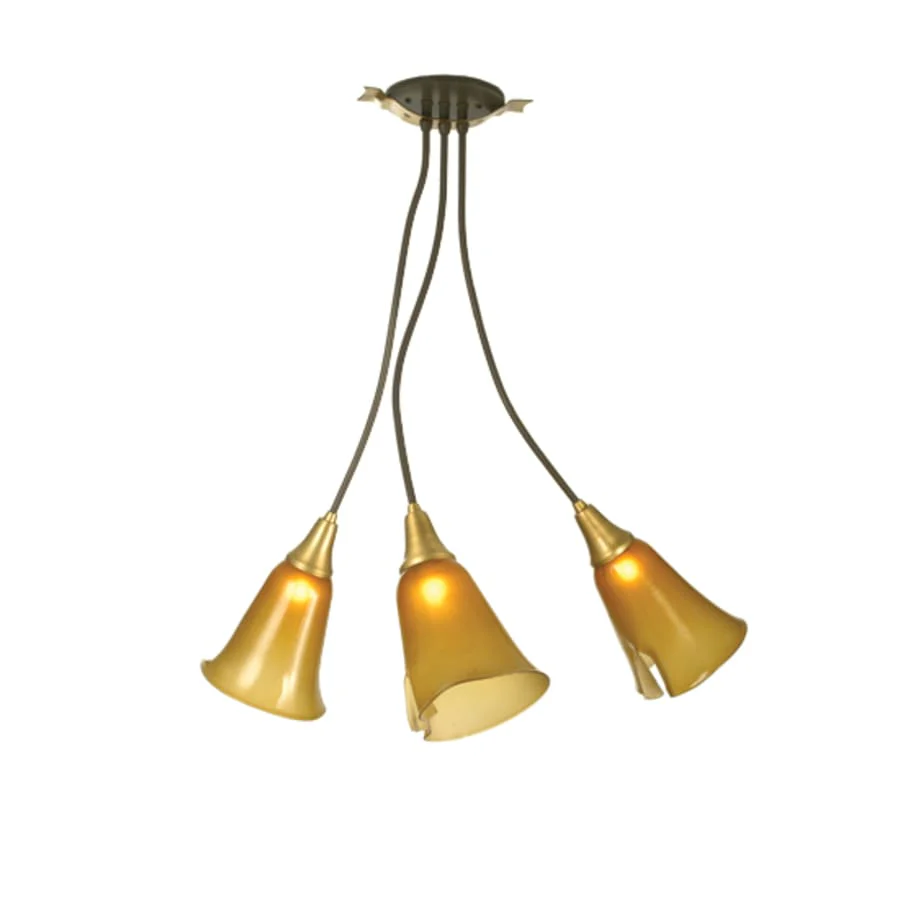 Meyda Tiffany 3 Light 26" Wide Multi Light Pendant with Handmade Shade - Image 1