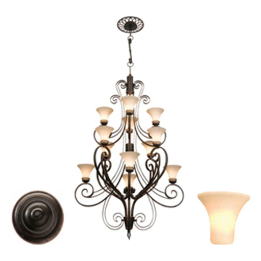 Kalco Additional Finish and Shade Options for Mirabelle 12 Light Chandelier - Image 1