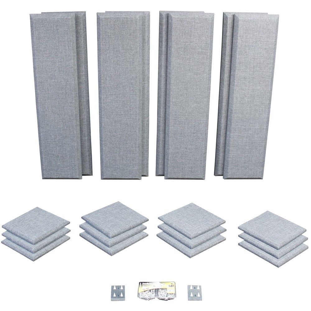Primacoustic London 10 Room Kit 20-Pack-12 Scatter Blocks 8 Control Columns (Grey) - Image 1