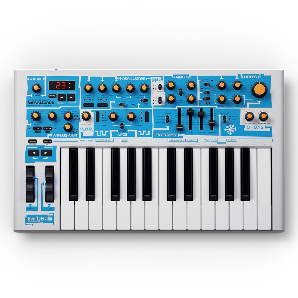 Novation Bass Station II Analog Synthesizer (Swifty Edition) - Image 1