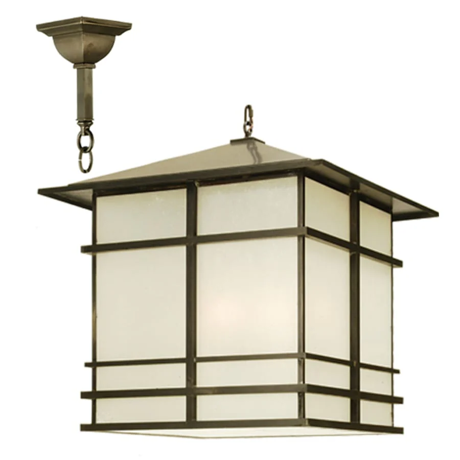 Meyda Tiffany 4 Light Pendant with Handmade Shade - Image 1