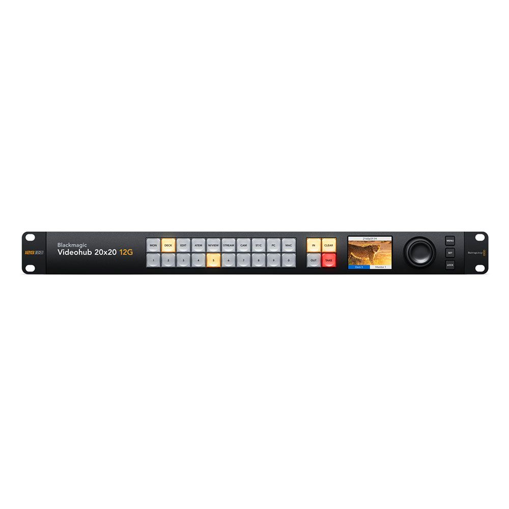 Blackmagic Design Videohub 20x20 12G - Image 1