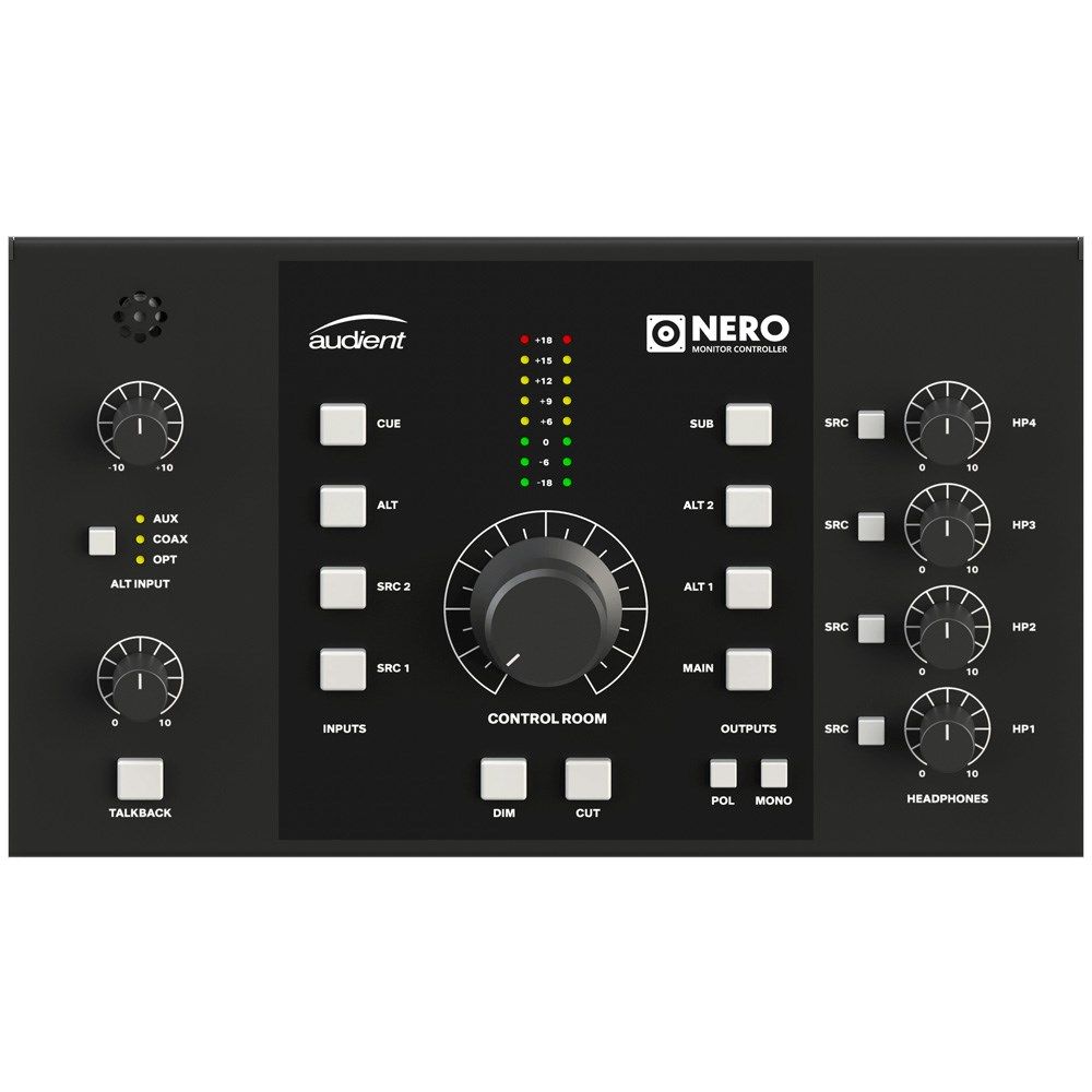 Audient Nero Desktop Monitor Controller w/ Precision Matched Attenuation Technology - Image 1