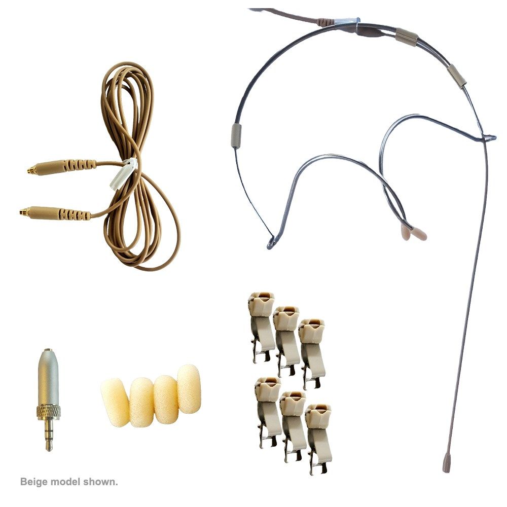 JAG IMX6A 3mm Headset Mic Kit (Sennheiser Threaded 3.5mm) (Black) - Image 1