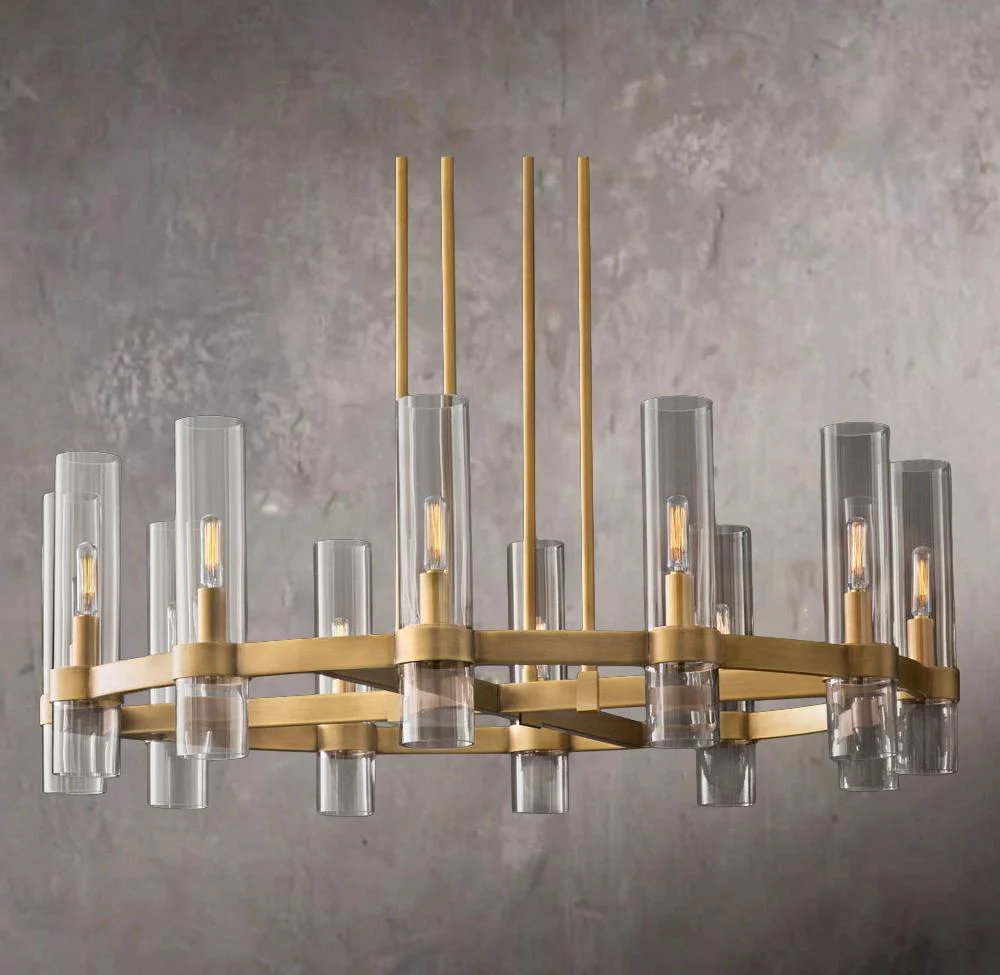 Ravelles Circular Chandelier 36" - Image 1
