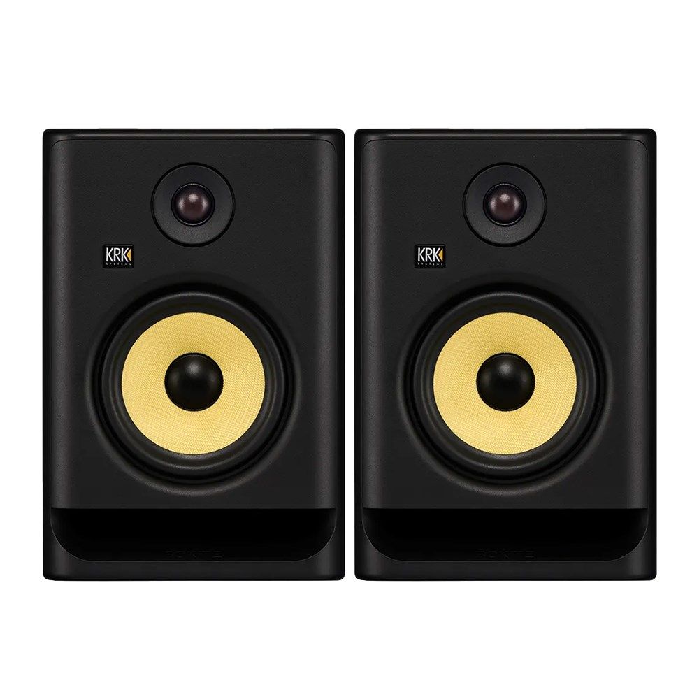 KRK ROKIT RP7G5 7" Studio Monitors w/ Three Voicing Modes & Iso Pads (Black Pair) - Image 1