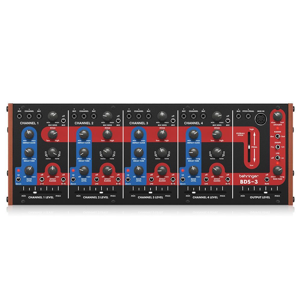 Behringer BDS-3 4-Channel Analog Drum Synthesizer w/ FX Channel & Eurorack Format - Image 1