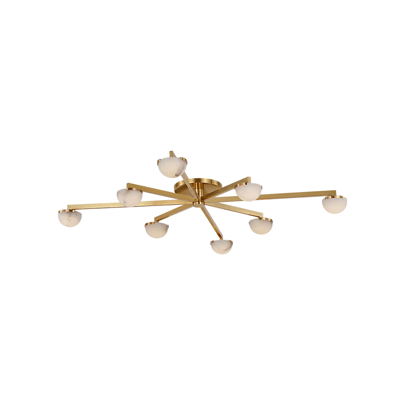 Pedra Extra Large Staggered Arm Flush Mount - Image 1