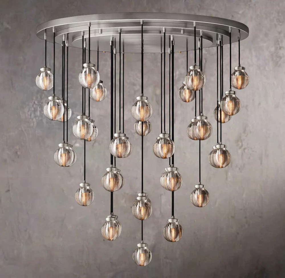 Pearls Circular Chandelier 48" - Image 2