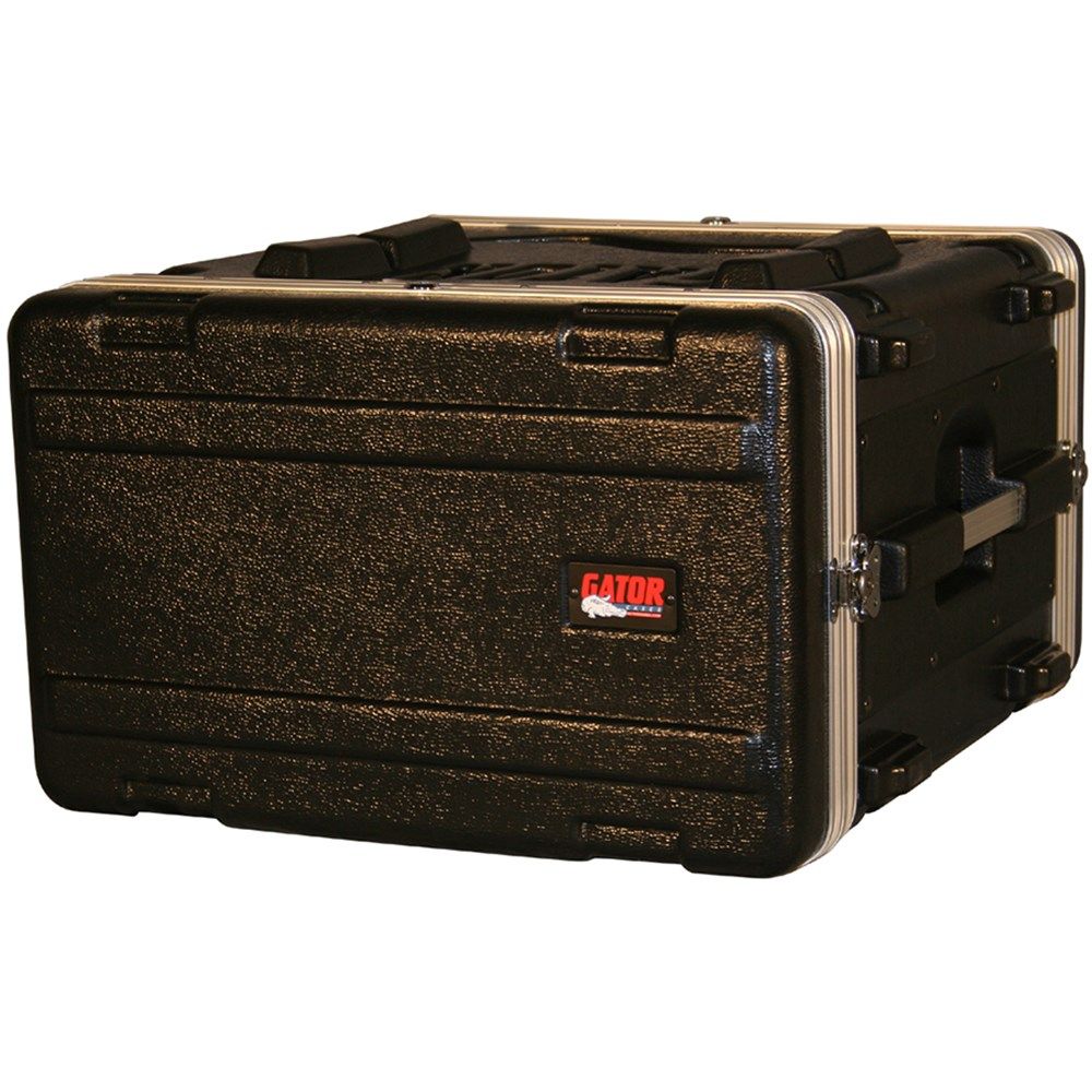 Gator GR-6L 6U Moulded PE Rack Case w/ Front & Rear Rails - Image 1