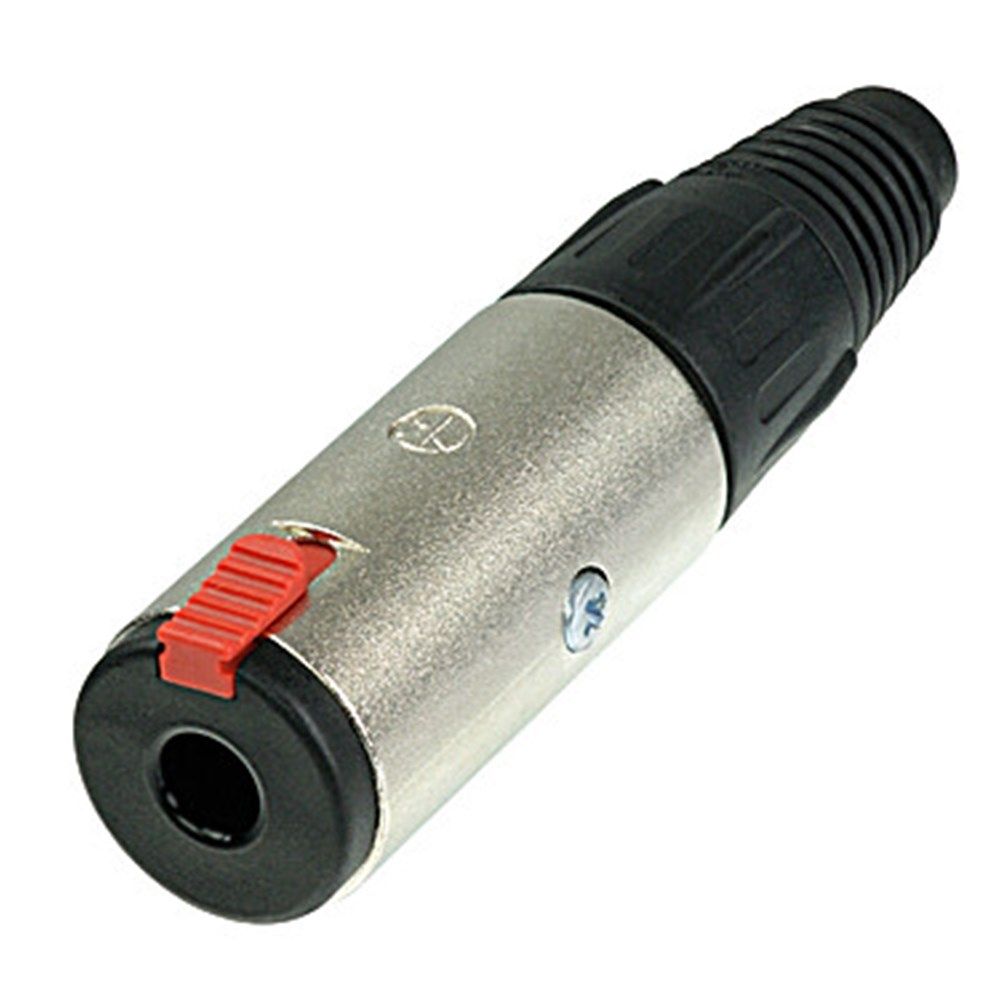 Neutrik NJ3FC6 Professional Locking 1/4" Cable Jack (Nickel) - Image 1