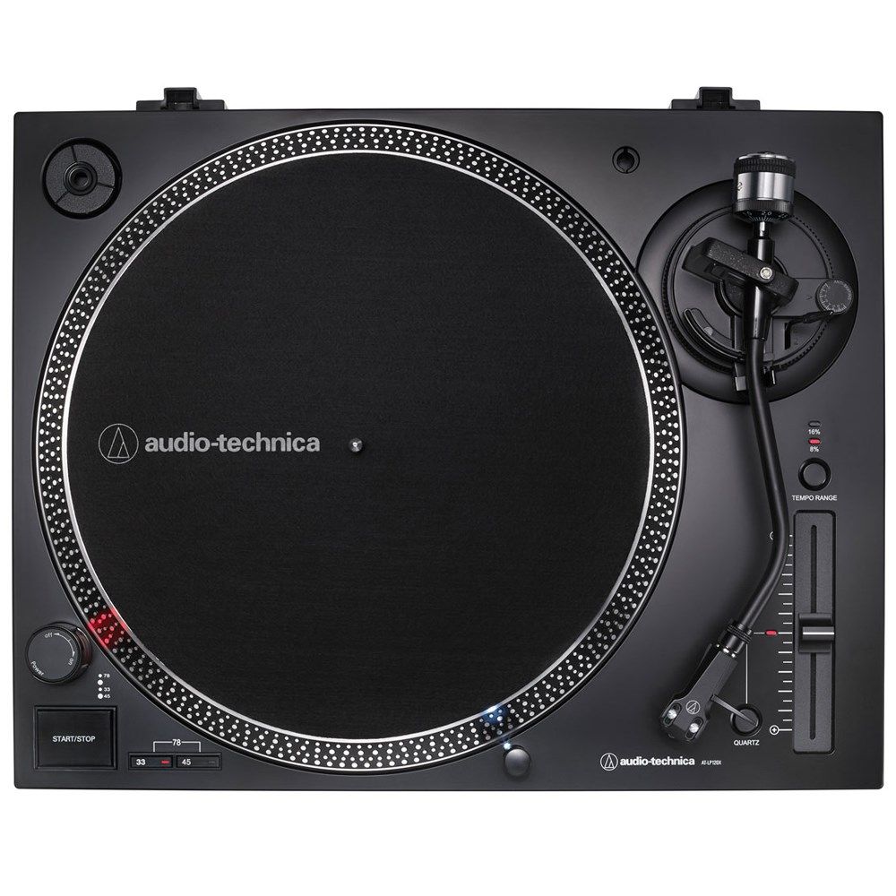 Audio Technica LP120xUSB Direct-Drive Turntable w/ VM95E Cartridge (Black) - Image 1