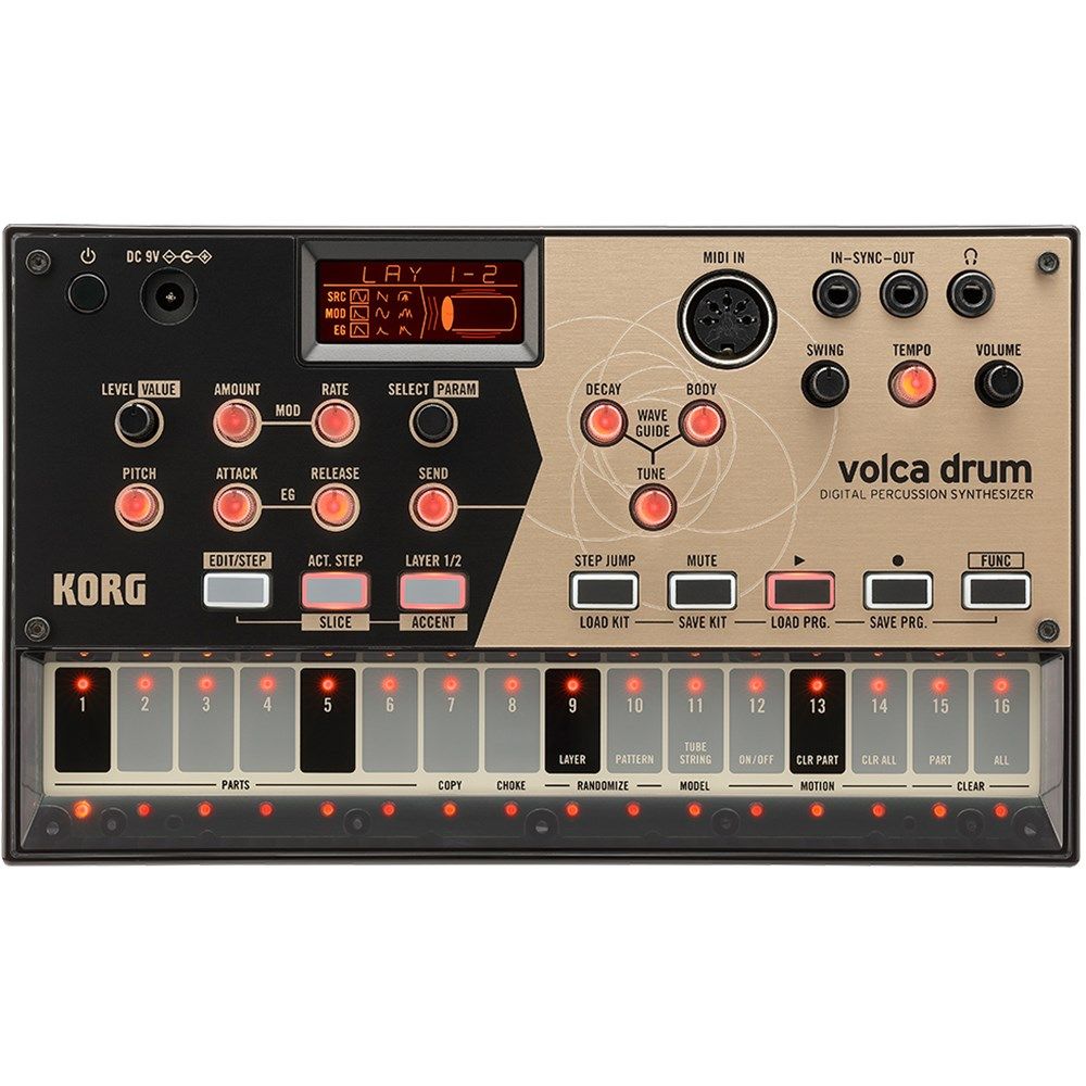 Korg Volca Drum Digital Percussion Synthesizer - Image 1