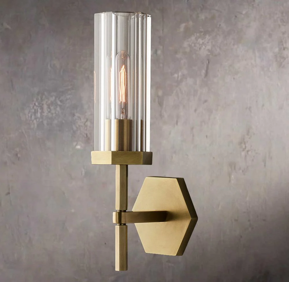 Lambeth Hexagonal Wall Sconce - Image 1