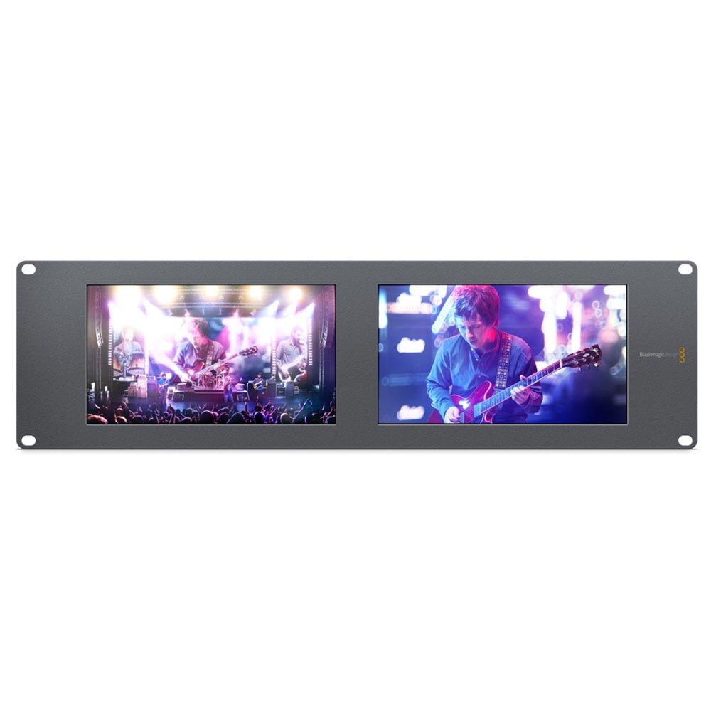 Blackmagic SmartView Duo 3RU Dual 8" SDI. HD-SDI, 3G-SDI Video Monitors - Image 1