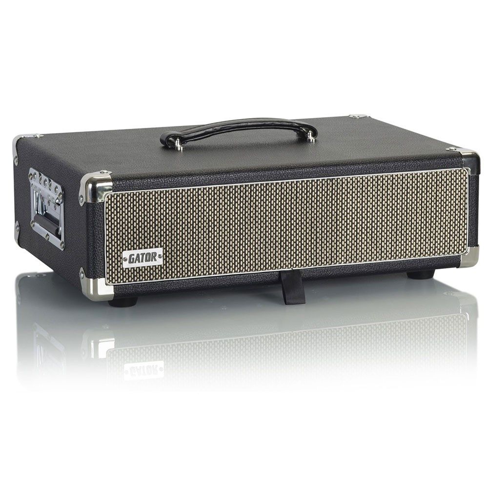 Gator Retro Rack Series Vintage Amp Vibe Rack Case - 2U Black [GR-RETRORACK2-BK] - Image 1