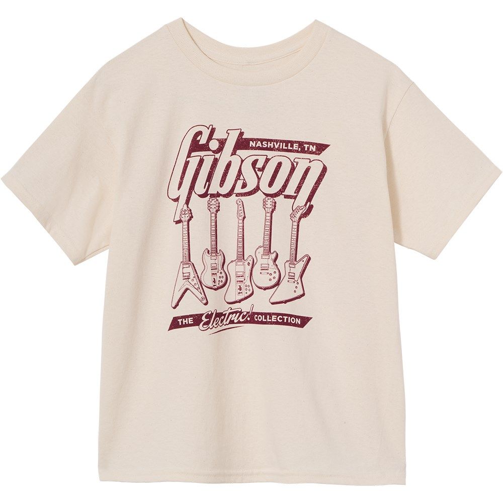 Gibson Kids Electric Collection Tee (Cream) Small - Image 1