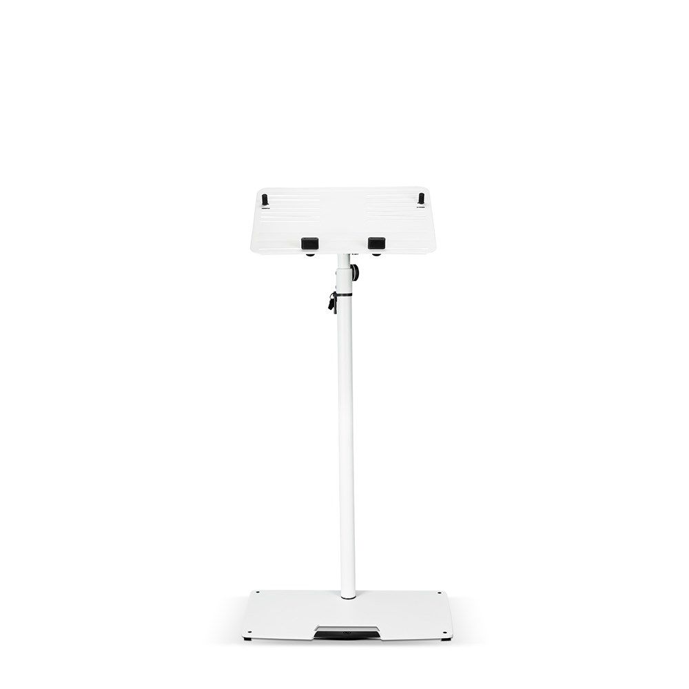 Gravity LTST02W Laptop / Lecturn Stand w/ Steel Base (White) - Image 1