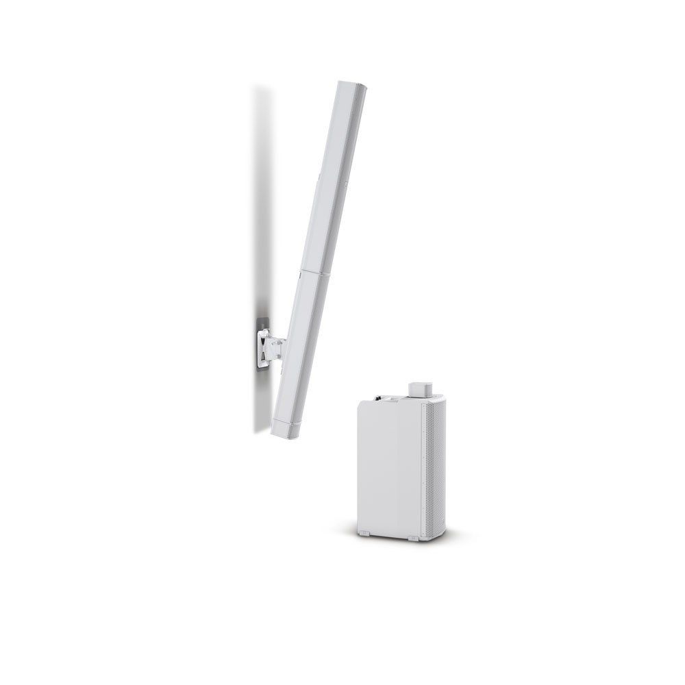LD Systems MAUI G2 Column Swivel & Tilt Wall Mount Kit (White) - Image 1