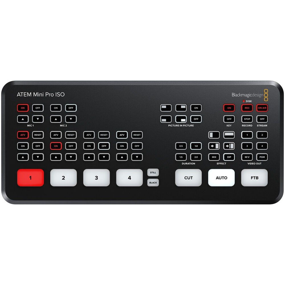 Blackmagic Design ATEM Mini Pro ISO Live Production Video Switcher for Streaming - Image 1
