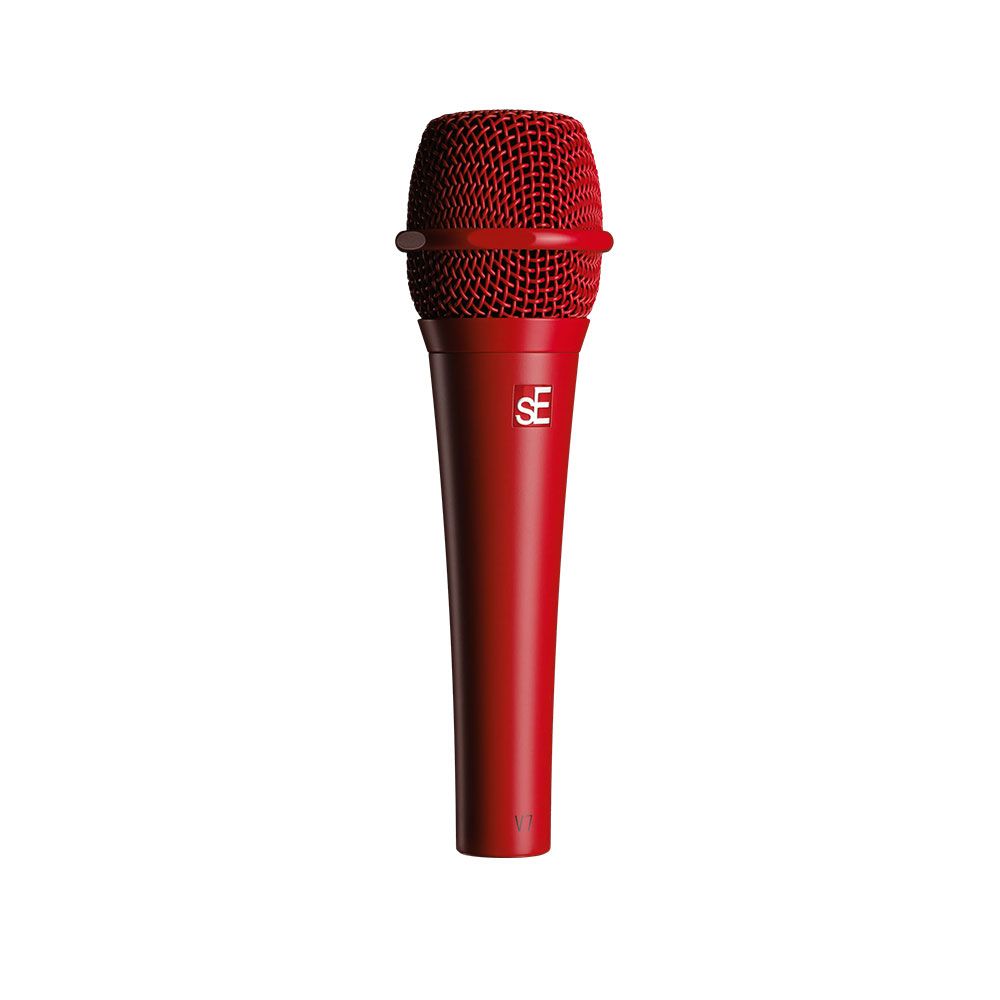 sE Electronics V7 Supercardioid Dynamic Live Vocal Mic (Red) - Image 1