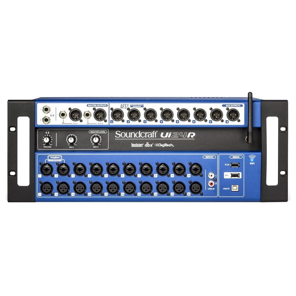 Soundcraft Ui24R 24-channel Digital Mixer USB Multi-Track Recorder w/ Wireless Control - Image 1