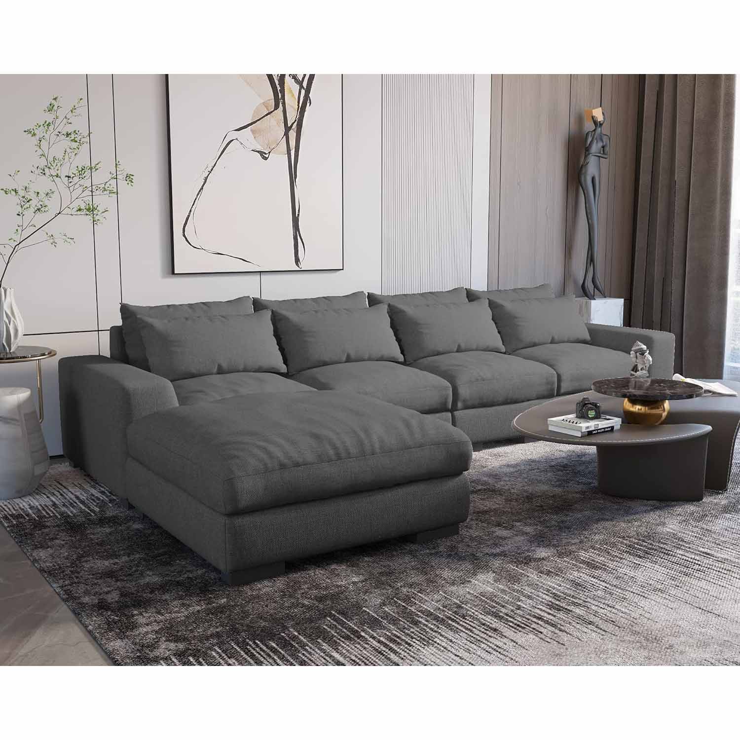 ركنة خشب زان 170×300سم-  SBF204 - Image 2