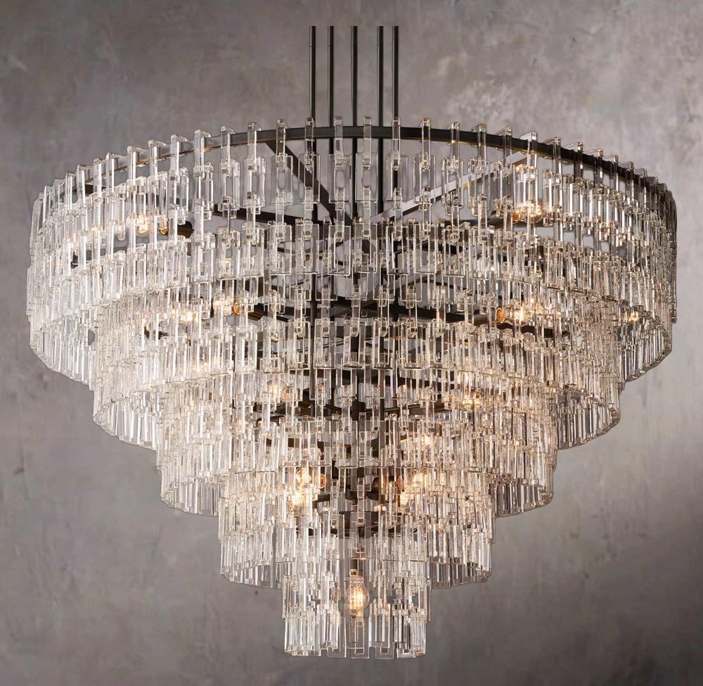 Marignan Layered Round Chandelier 60" - Image 2