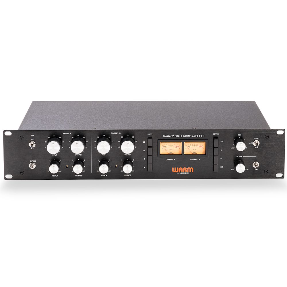 Warm Audio WA76D2 Dual Channel Clean Gain FET Compressor - Image 1